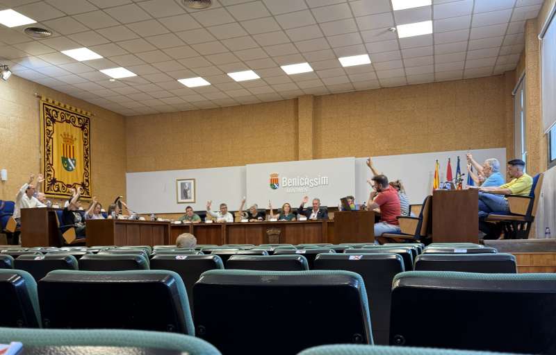 Pleno del Ayuntamiento de Benicssim. EPDA