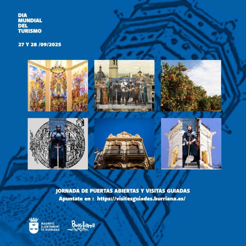 Cartel de las visitas guiadas.  EPDA 