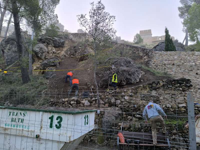 Comienzo de las obras de rehabilitacin. EPDA