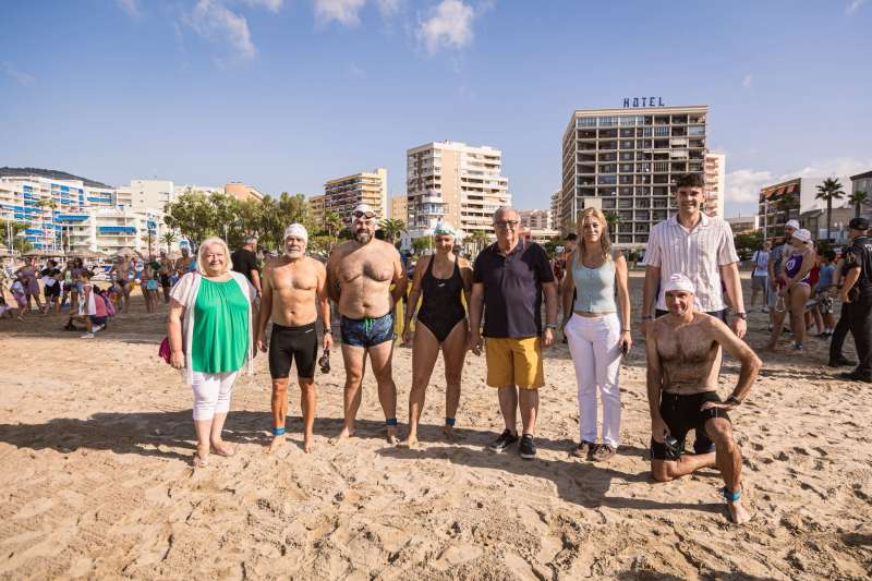 Nadadores de la travesa  Foto: Ayuntamiento de Oropesa del Mar 