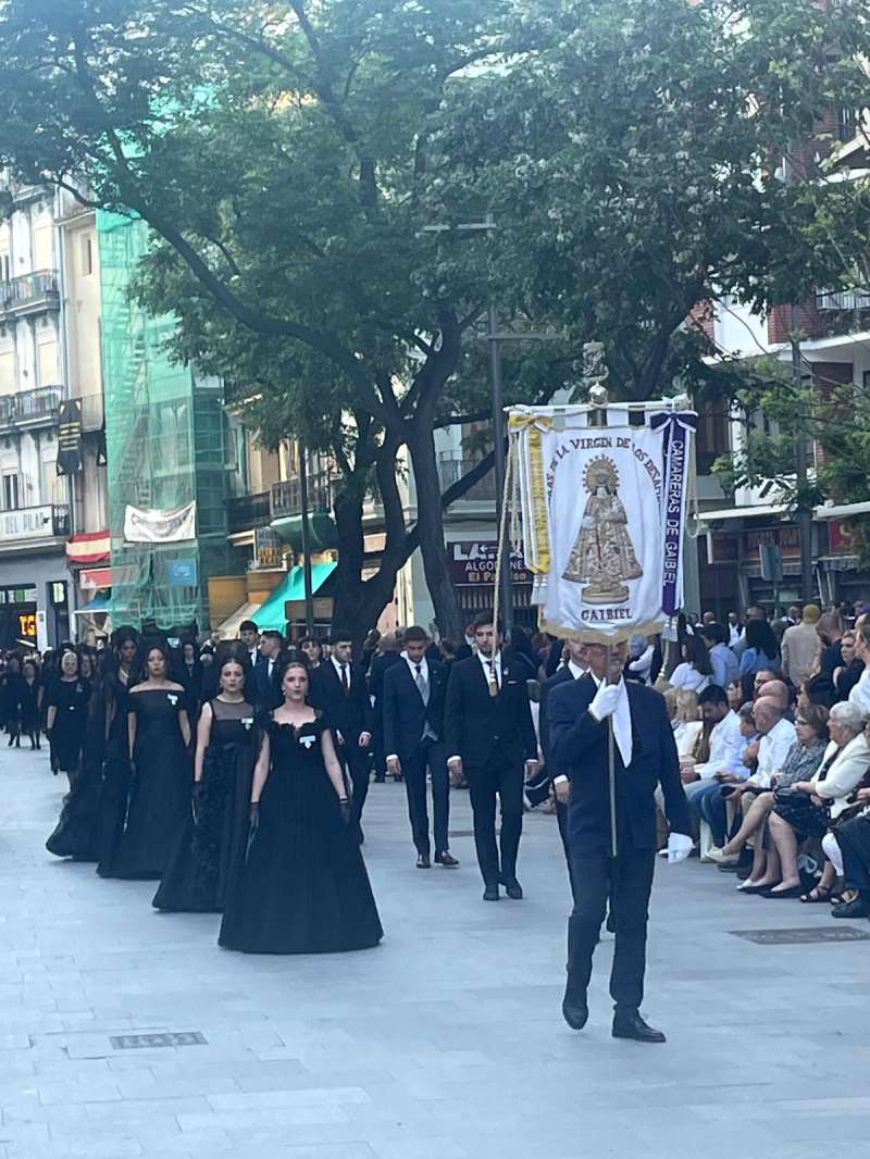 Participacin de la asociacin en una procesin. EPDA