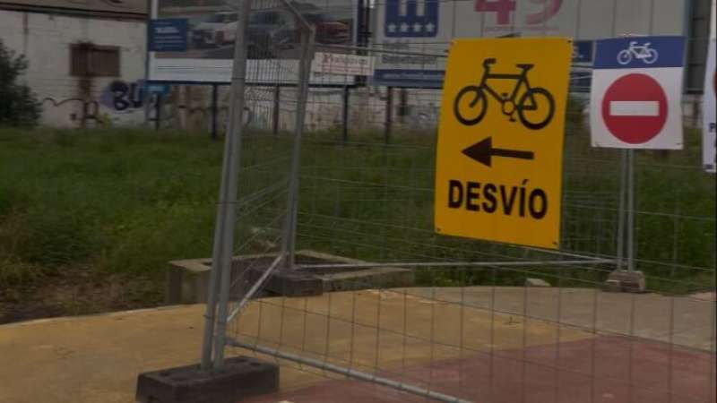 La ruta del colesterol cortada a la altura de BenetÃºsser. EPDA