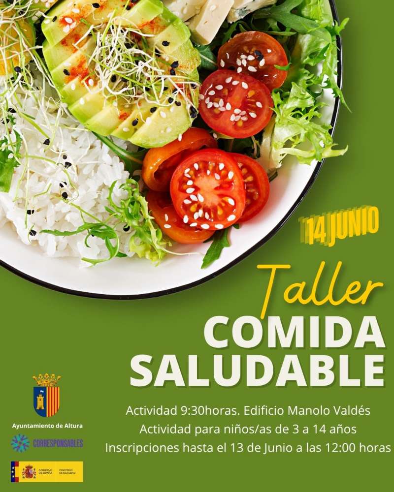 Taller de comida saludable en Altura. EPDA