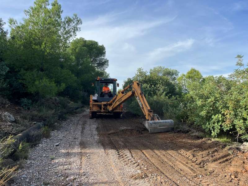 Reparaciones del Cam La Punta.  EPDA 