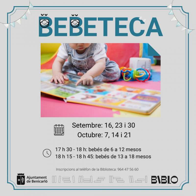 Cartell sessions Bebeteca.  EPDA