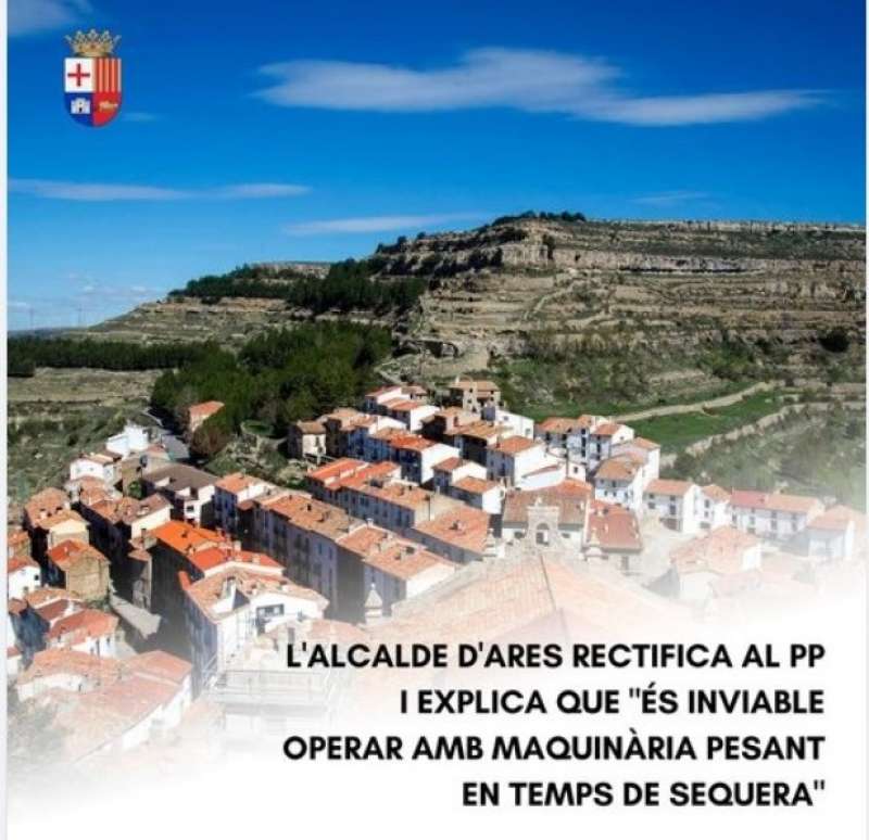 Publicacin de Facebook Ayuntamiento de Ares.EPDA