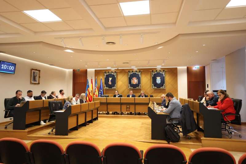 Sesi�n extraordinaria del Pleno del Ayuntamiento de Burriana.  EPDA