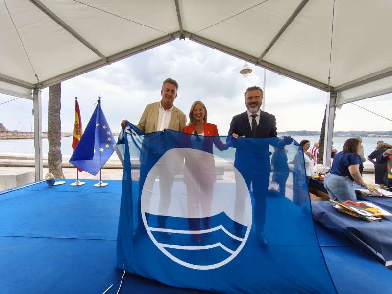 Banderas Azules para las playas de Burriana.  EPDA 