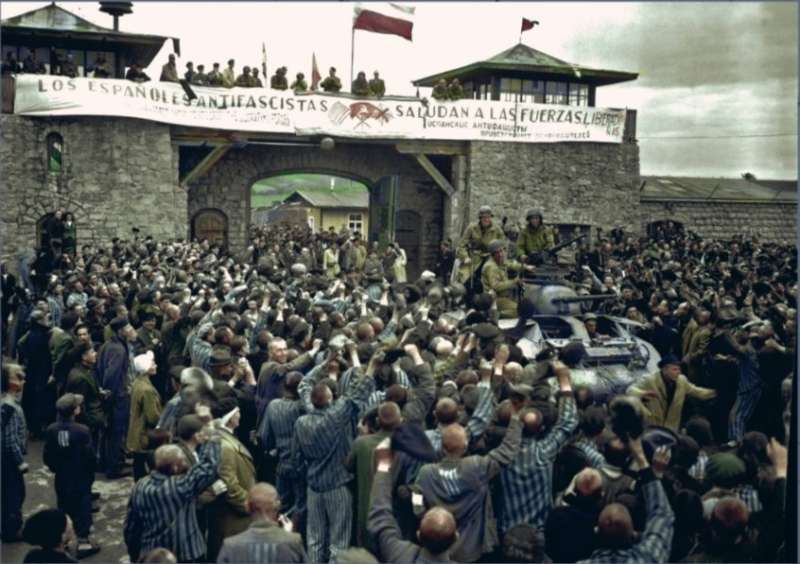 Liberación del campo de Mathausen (1945)