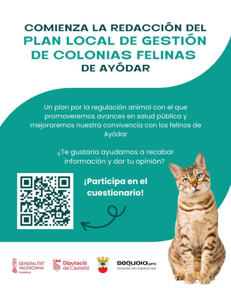 Cartel participativo de la gestin de las colonias felinas. EPDA