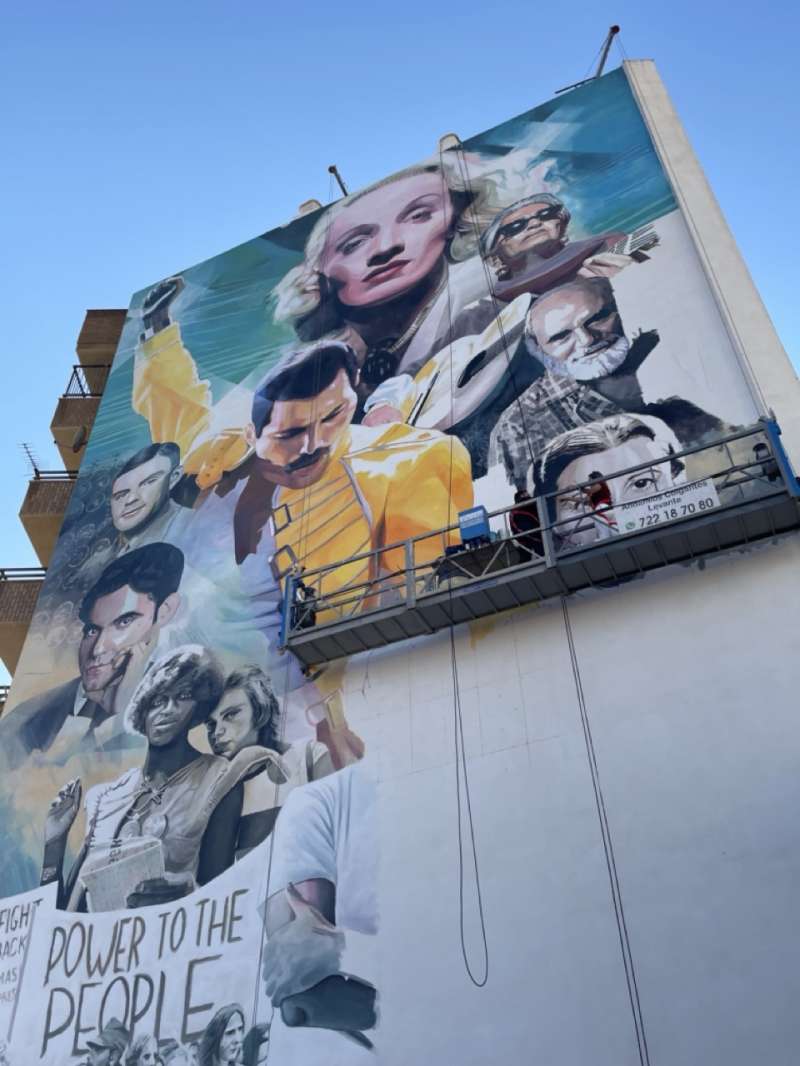 Imagen del mural. EPDA