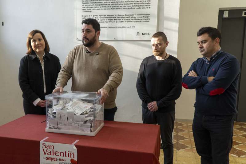 Sorteig de la campanya de Sant Valentí. / EPDA