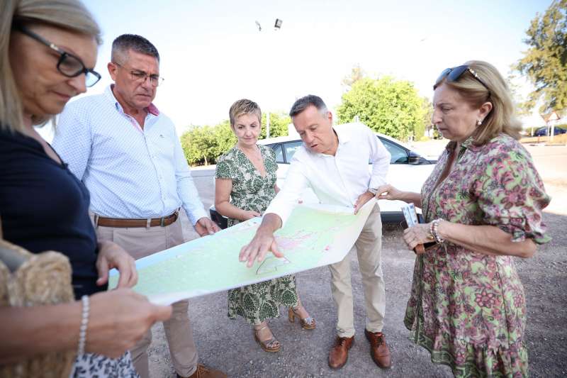 Visita de la consellera, Marin Cano, a Burriana. EPDA