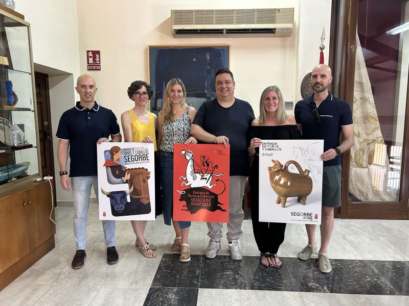Carteles ganadores del concurso de 2025. EPDA