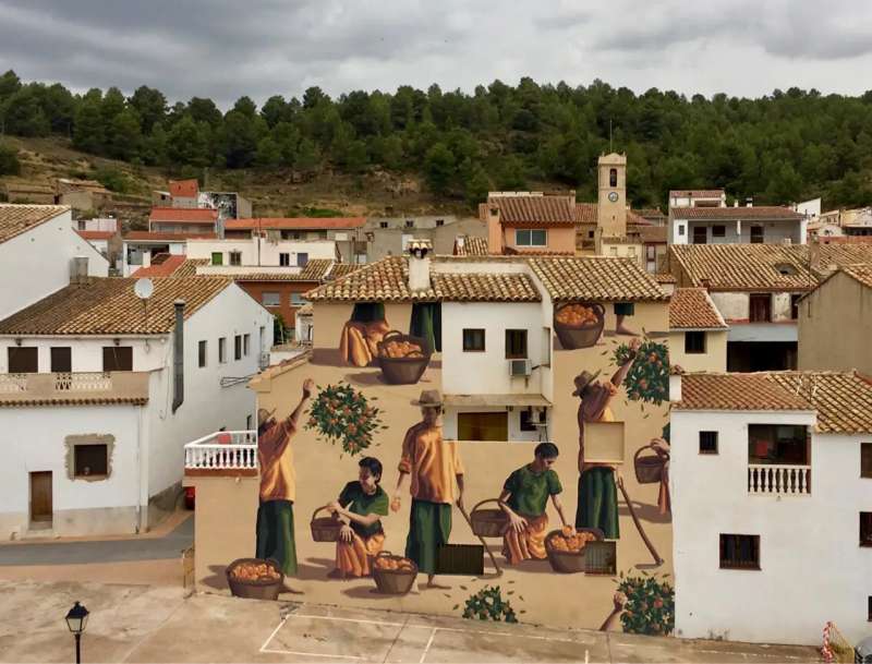 Panormica de Fanzara. EPDA