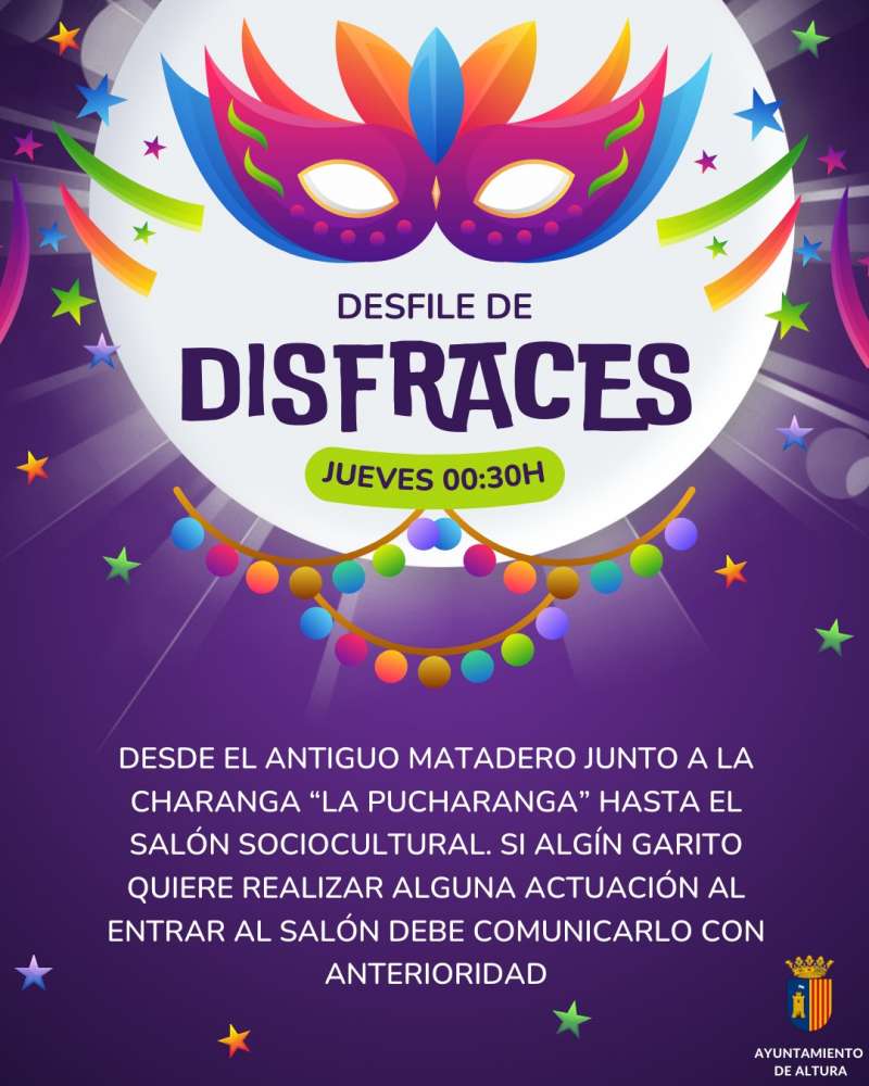 Cartel del desfile. EPDA