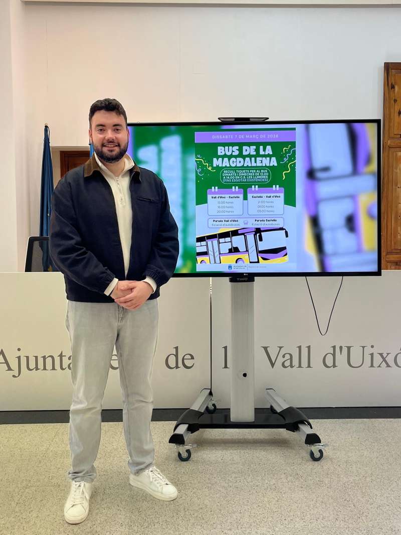 El regidor de Joventut de lAjuntament de la Vall dUix�, Manel Agea.  EPDA