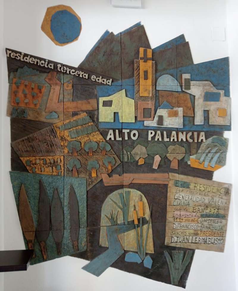 Uno de los murales realizados por los alumnos. EPDA