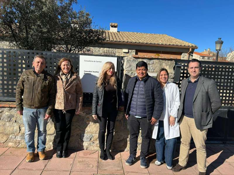 Salvador y Su�rez en consultorio auxiliar Barracas. EPDA