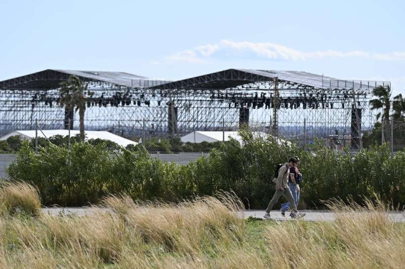Vista general del recinto donde se celebra el festival SanSan. EFEAndreu Esteban