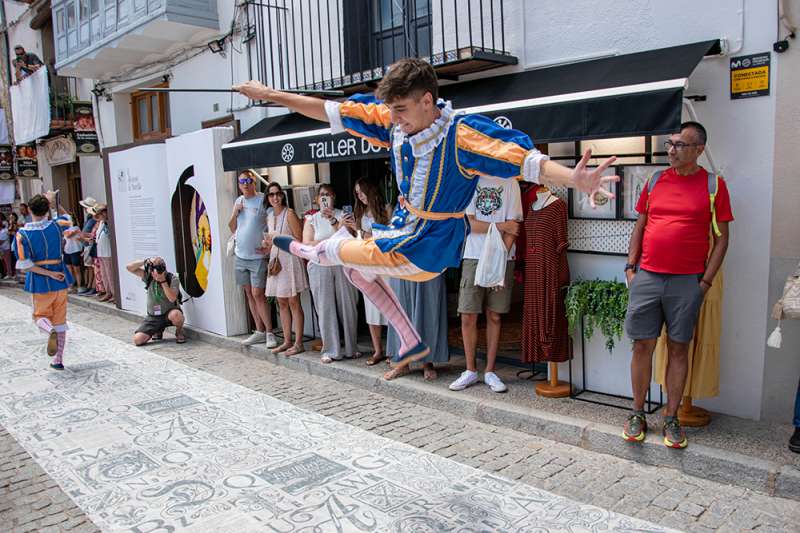 Dana de Els Torneros en el 55 Sexenni de Morella. EPDA