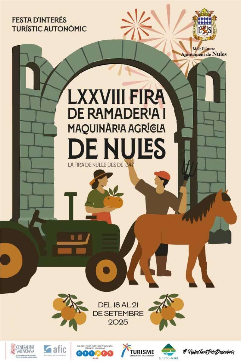 Cartell de la Fira de Nules.  EPDA