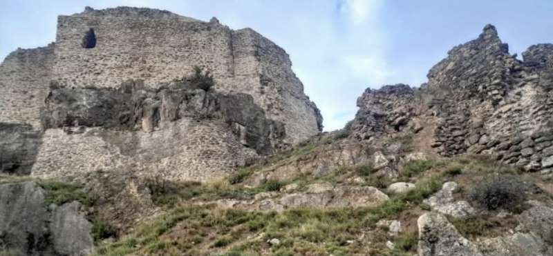 Castillo de Bejs tras la primera fase de la restauracin. EPDA