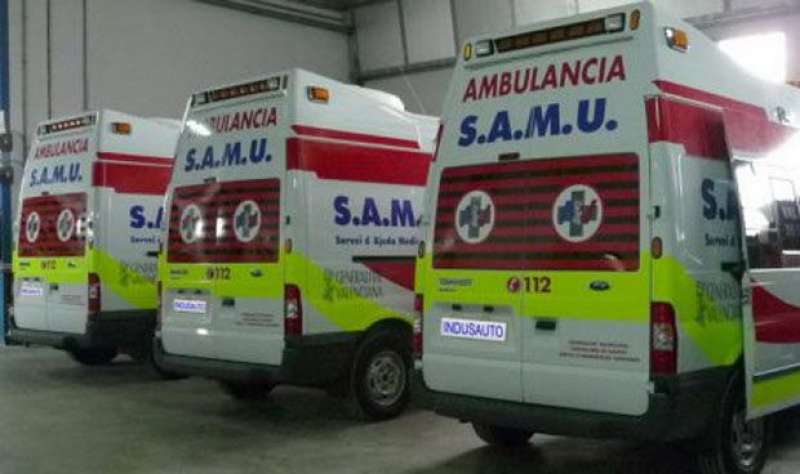 Una SAMU y una ambulancia de SVB han atendido a los heridos
