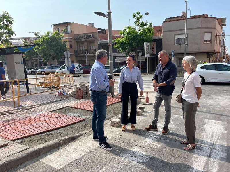 Obras en la carretera Segorbe. EPDA