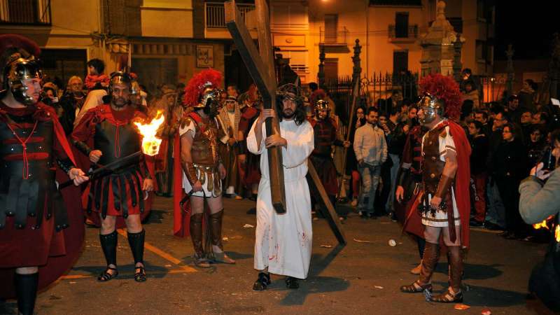 Pasión de Cristo, representación en Borriol. / EPDA