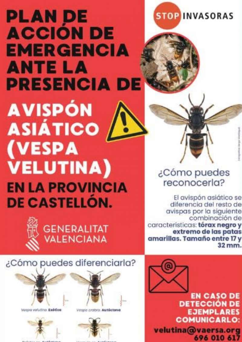 Cartel de prevencin ante especies invasoras. EPDA