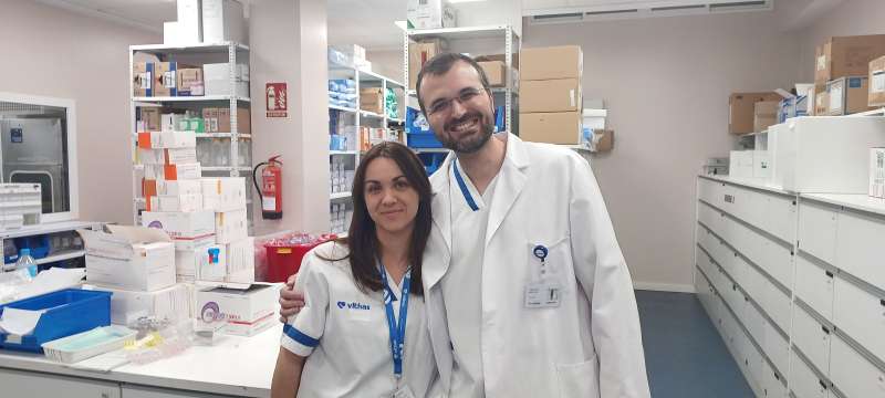 Carlos AdÃ¡n y Gracia MuÃ±oz - Hospital Vithas Valencia Consuelo. /EPDA