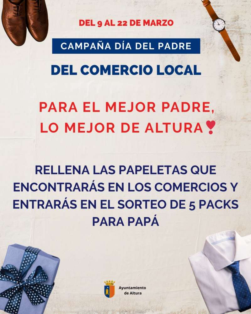 Cartel de la campala del D�a del Padre. EPDA