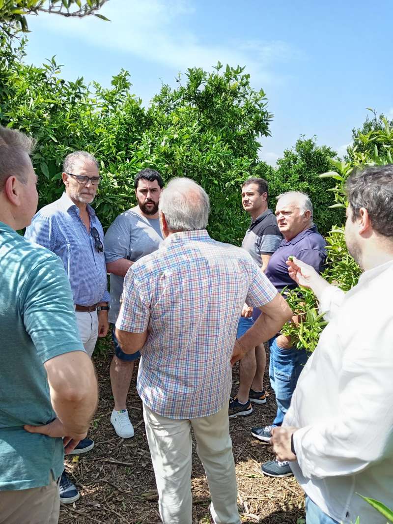 Visita del secretari autonmic d?Agricultura, Vicente Tejedo. EPDA