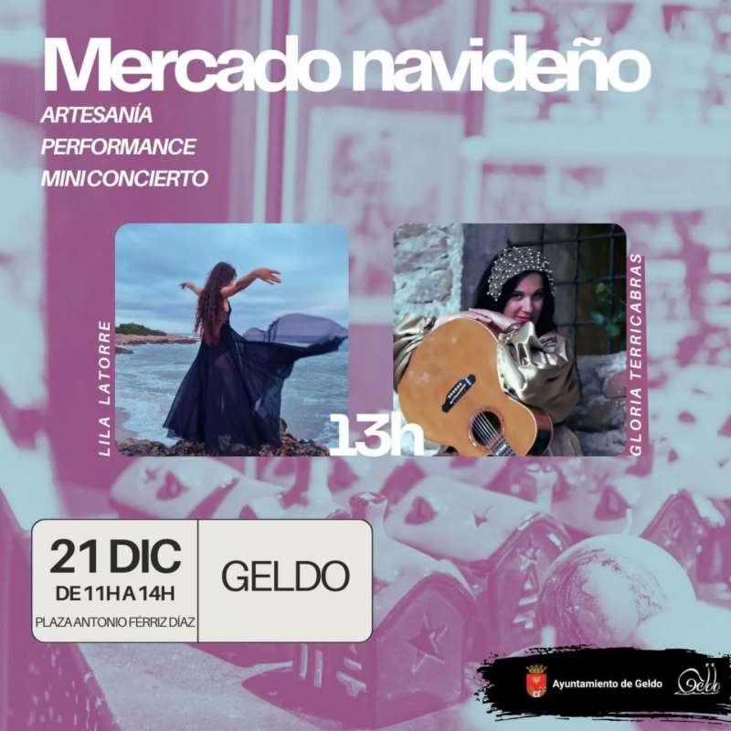 Mercado navideo en Geldo el 21 de diciembre. EPDA