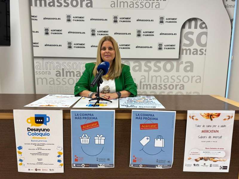 Presentacin del Da del comercio local en Almassora.  EPDA 