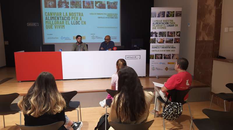 Fernando Navarro i Jorge Molero (Xarxa de Ciutats Agrocologia). /EPDA