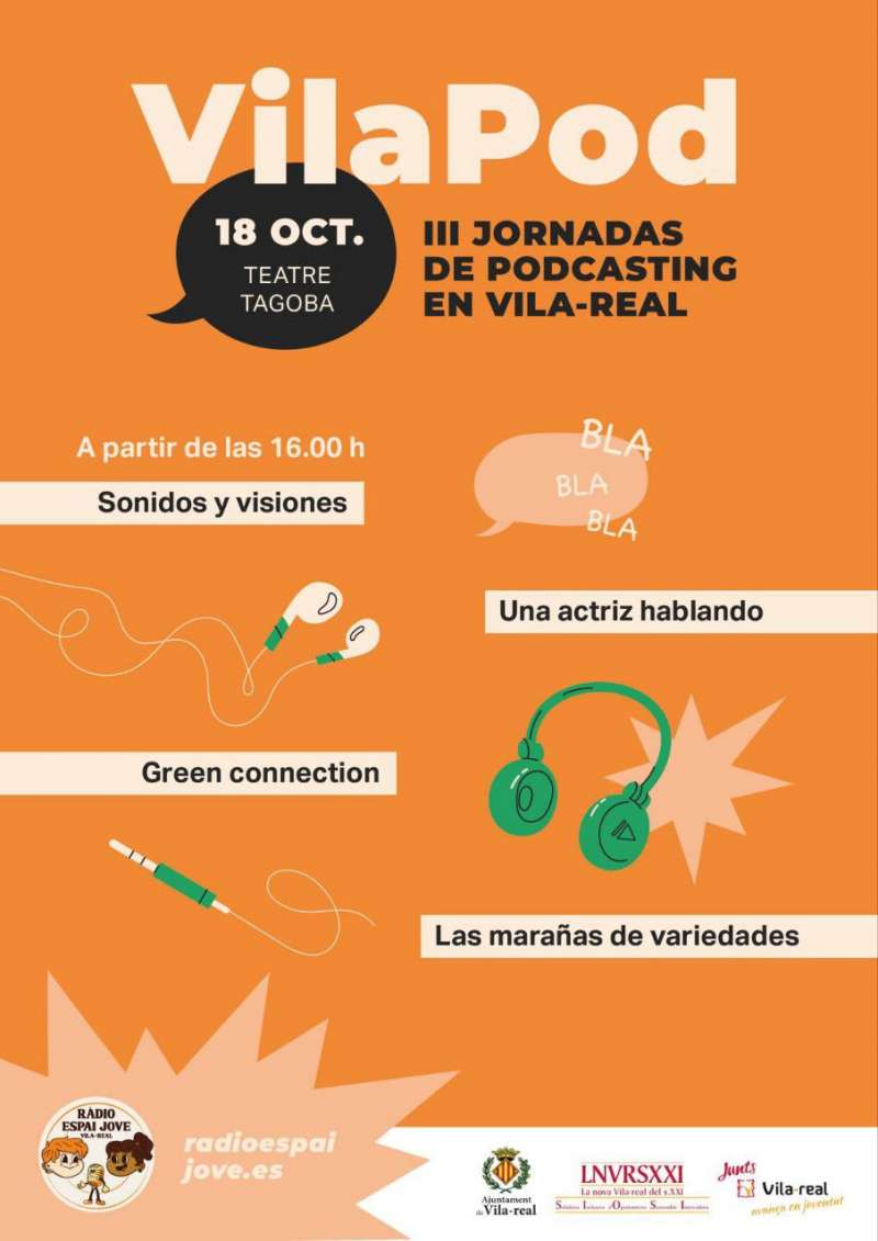 Cartell dels III Jornades de VilaPod.  EPDA 