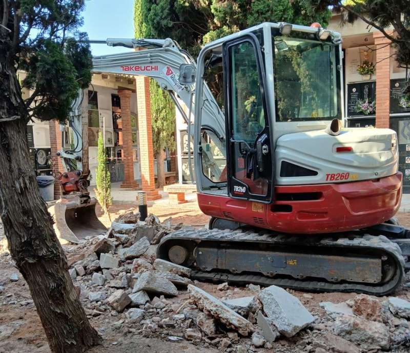 Obres de millora al cementeri municipal de Nules. EPDA