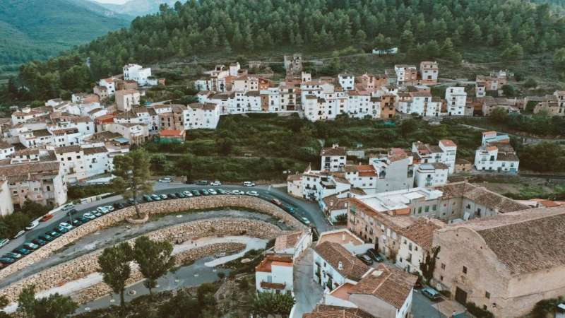 Montn a vista de dron. EPDA