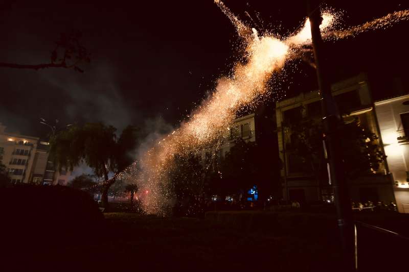 Nit del Foc de las Fallas 2026 de Burriana.  EPDA