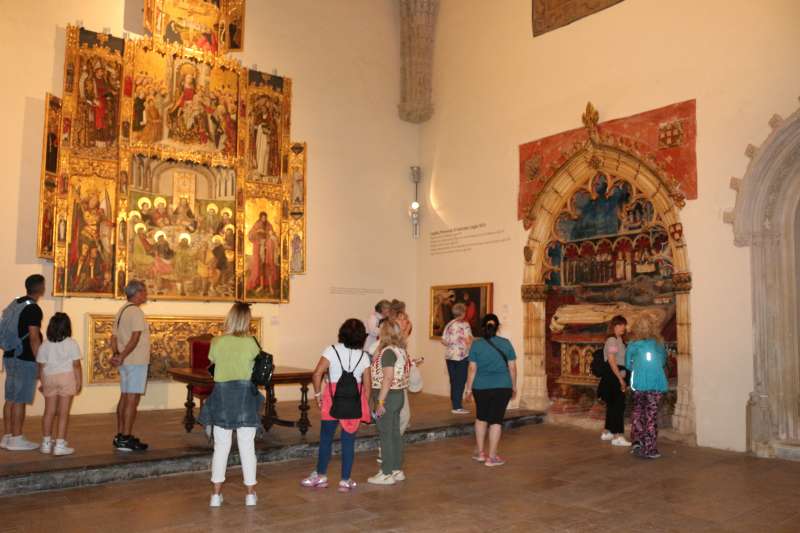 Una de las salas del Museo de la Catedral de Segorbe