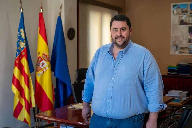 El alcalde de Nules, David Garc�a.  EPDA