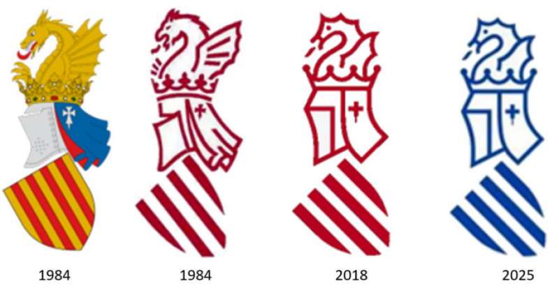 VariaciÃ³n del diseÃ±o del escudo de la Generalitat Valenciana. / EPDA