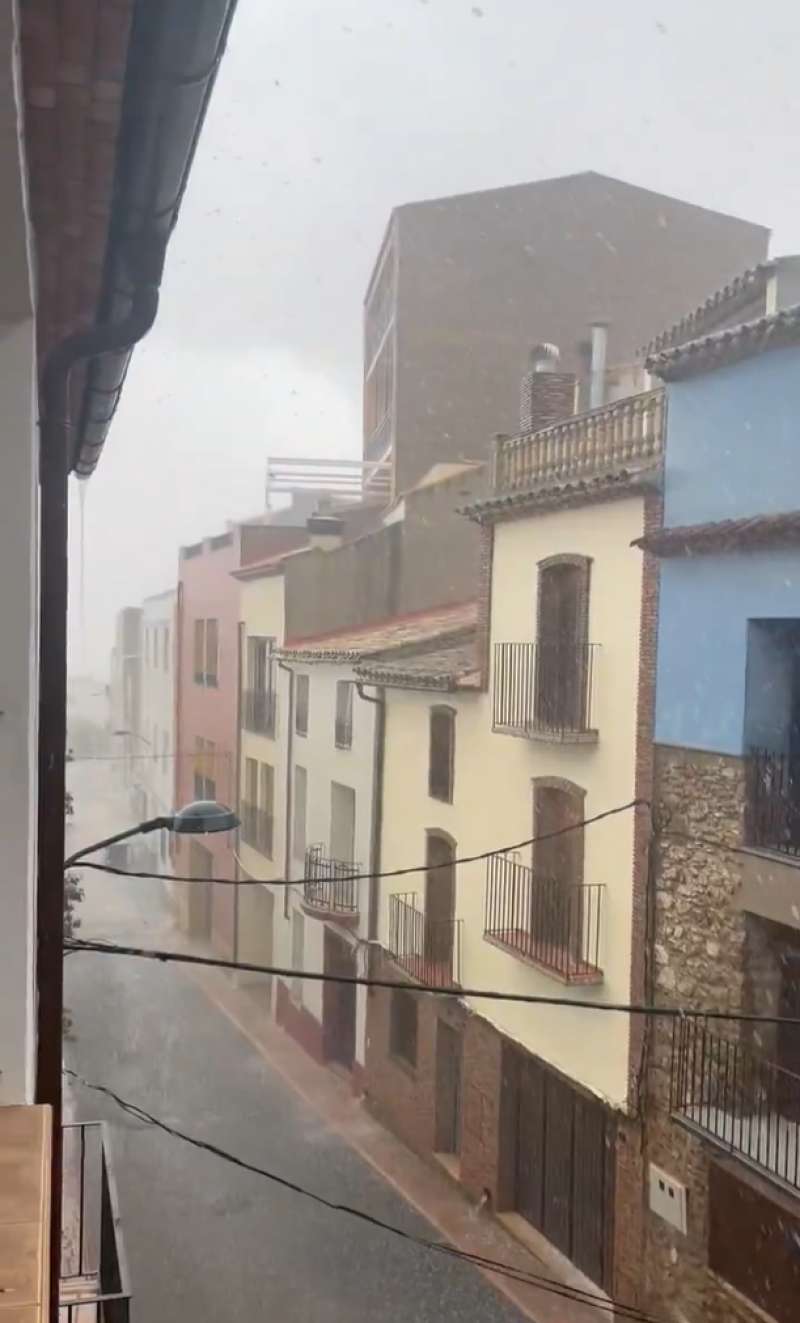 Granizada en Les Useres | EPDA