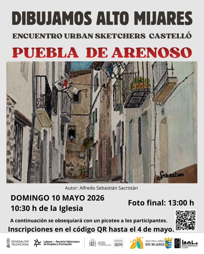 Cartel del proyecto Dibujamos Alto Mijares. EPDA