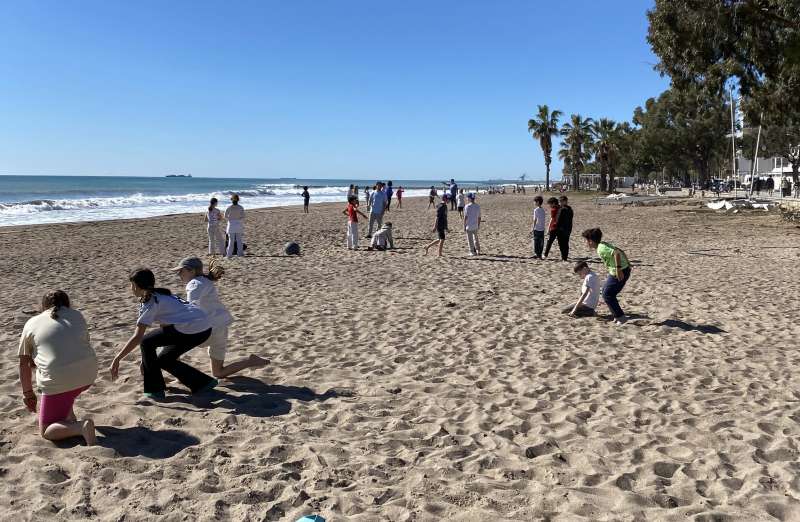 Actividades en la playa por la Feria de la Salud de Benic�ssim 2026.  EPDA