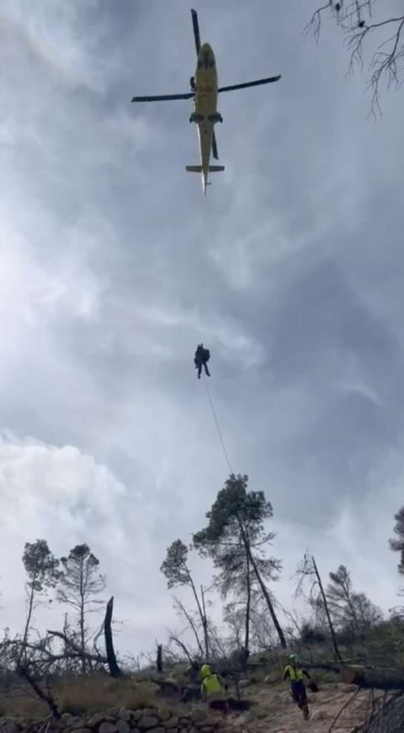 Rescate en helic�ptero. EPDA