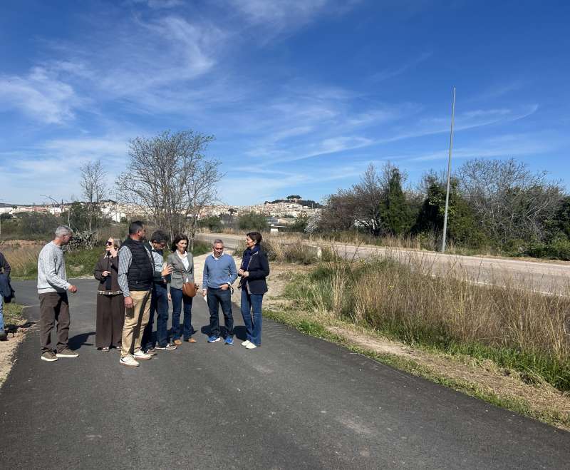 Visista conseller Miguel Barrachina a caminos de Segorbe. EPDA