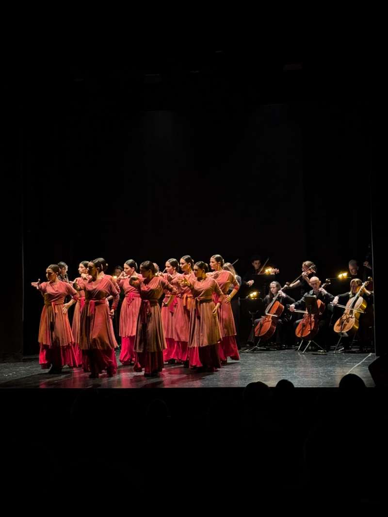 Actuaci�n Tota la Dansa a escena.  EPDA